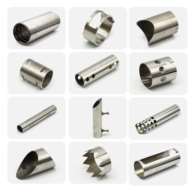 laser do OEM de 0.5mm que corta a fabricação de aço inoxidável da tubulação do tubo redondo do CNC do tubo