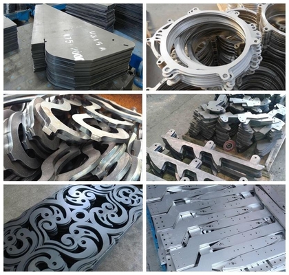 Laser de alumínio de cobre do metal do CNC que corta a chapa metálica do aço carbono