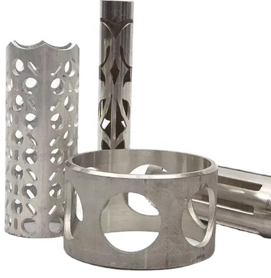 Laser do tubo do CNC da folha de metal do aço de liga que corta 0.5mm 100mm em volta do serviço de aço da tubulação do tubo