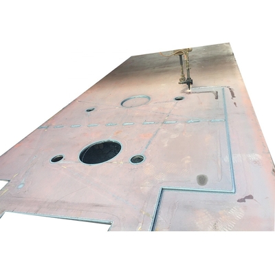 Aço grosso resistente da placa de metal do corte de chama Q355B do CNC do aço de liga 300mm