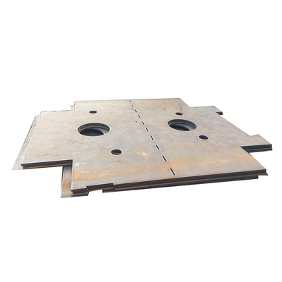 A placa de fixação resistente do corte de chama do CNC de ASTM flangeia as peças de metal do aço carbono