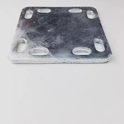 peças de chapa metálica arquitetónicas encaixadas de galvanização da laje de cimento da placa de aço de 8mm