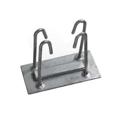 peças de chapa metálica arquitetónicas encaixadas de galvanização da laje de cimento da placa de aço de 8mm