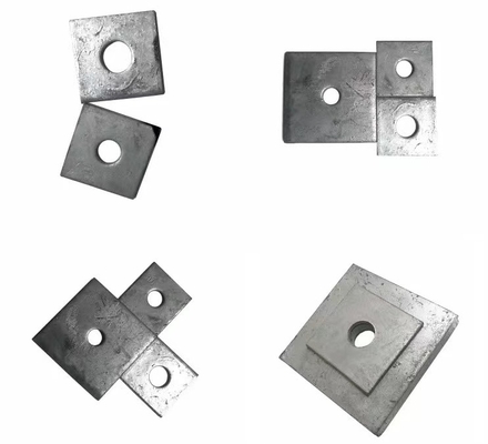 as peças encaixadas de aço inoxidável de 18mm na solda concreta da construção zincam chapeado
