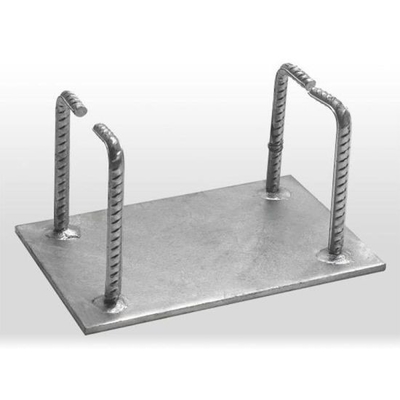 Limpando com jato de areia partes encaixadas 8mm no OEM concreto da placa das peças do aço carbono