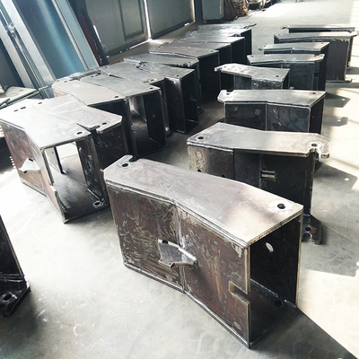 chapa metálica do corte do laser de 900mm Q355B que processa as peças da soldadura do metal de SPCC