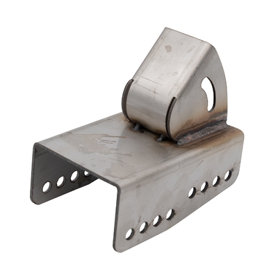 metal feito sob encomenda galvanizado 100mm que solda carimbando a fabricação de chapa metálica de dobra do CNC