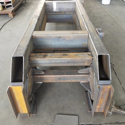 soldadura feita sob encomenda da folha resistente de 6000mm e construção de aço laminada a alta temperatura da fabricação de metal