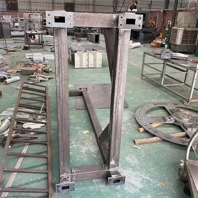 Componentes de aço estruturais feitos sob encomenda do quadro de construção da soldadura de aço de Q355B 650mm grandes