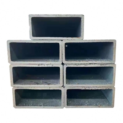 da seção de aço retangular preta da cavidade do tubo Q345 de 200mm tubulação retangular de aço suave