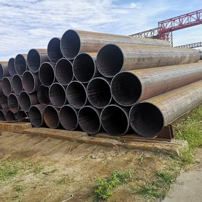 o tubo do metal do círculo de 600mm Q235A conduz a tubulação de aço carbono 15m espiral sem emenda para o encanamento