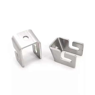 6mm anodizou o laser do metal do CNC que corta os suportes de ângulo da chapa metálica do aço carbono